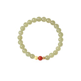 Ciyou | Natural Hetian Jade & Southern Red Agate Bracelet – Peace & Elegance